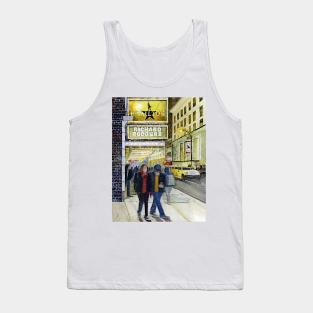 Broadway, New York City Tank Top by dfrdesign